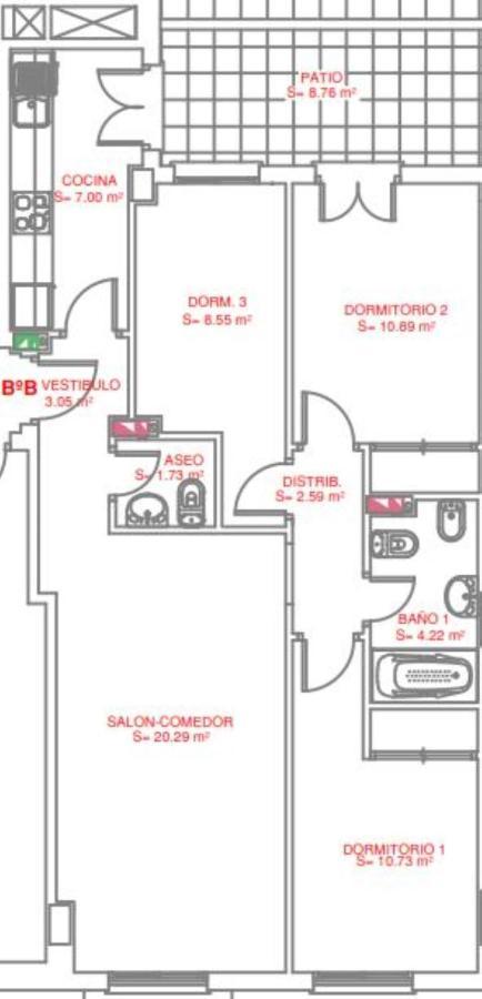 3Br Apartment With Parking And Patio In The Center By Rems Málaga Dış mekan fotoğraf